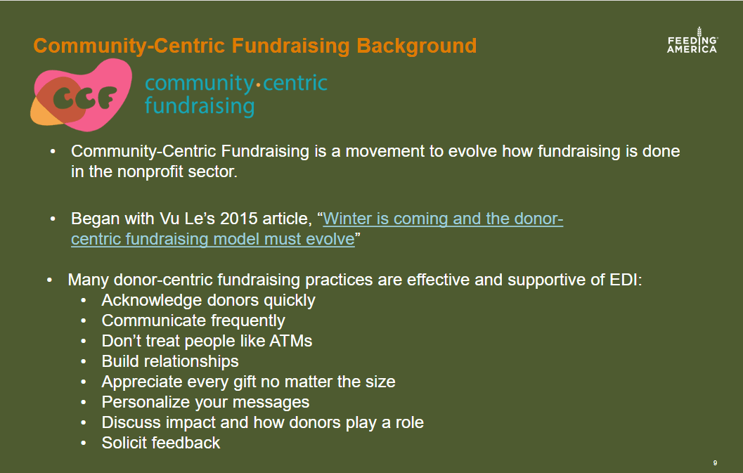 Network Fundraising Town Hall: Community-Centric Fundraising 
