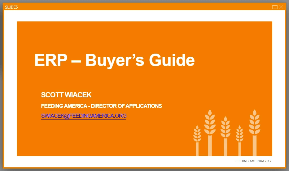 DEMO: ERP Buyers Guide 