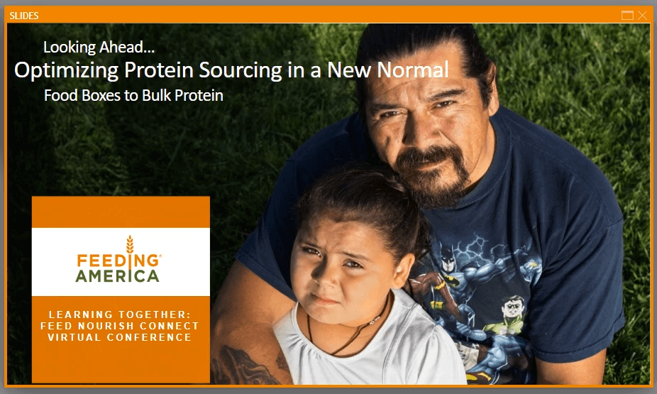 Looking Ahead: Optimizing Protein Sourcing in a New Normal...Food boxes to Bulk donations