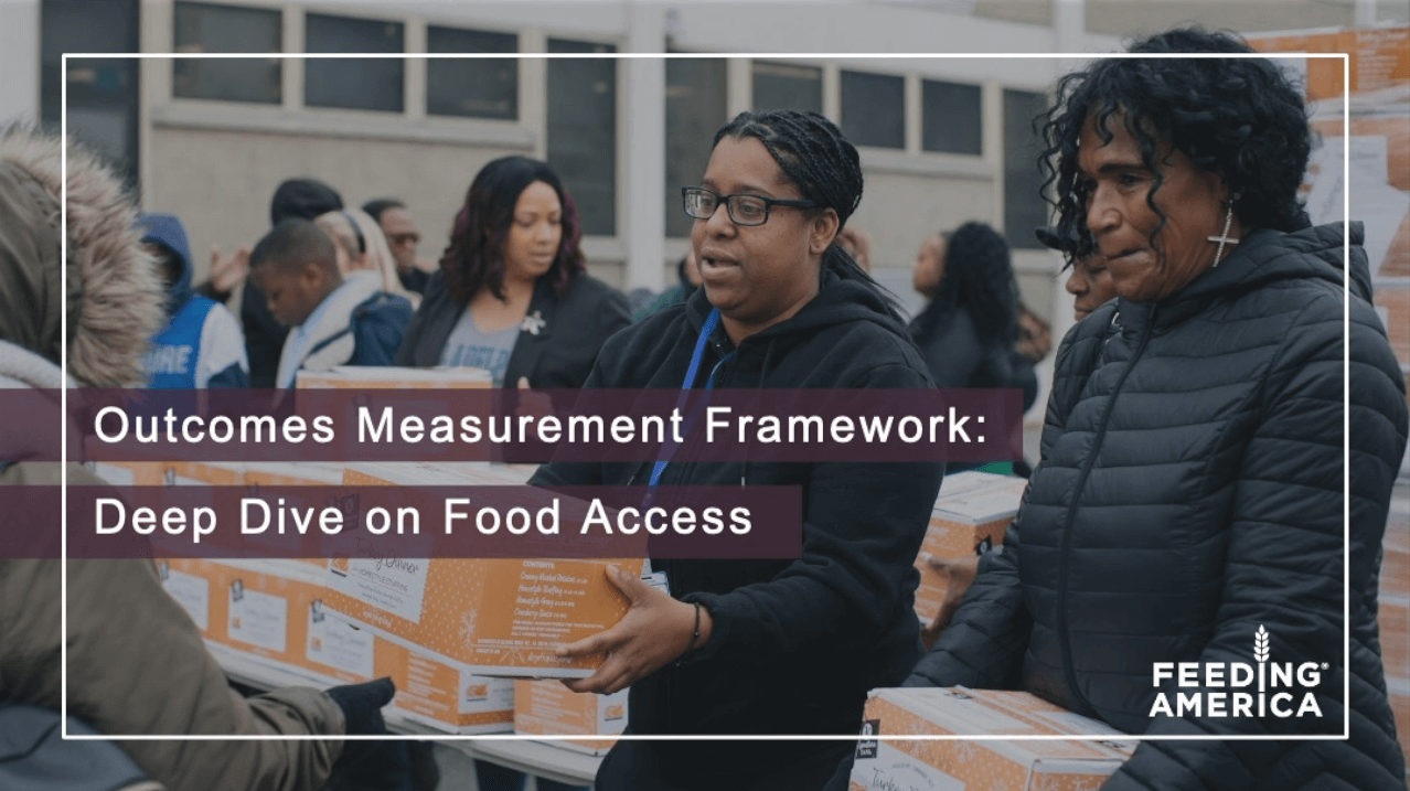 Outcomes Measurement Framework: Deep Dive on Food Access