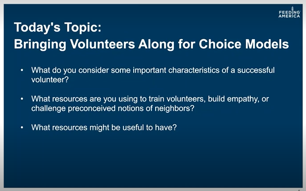 Choice Capacity Institute: Bringing Volunteers Along for Choice Models