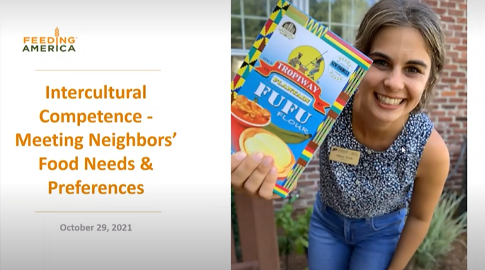 Intercultural Competence: Meeting Neighbors' Food Needs & Preferences