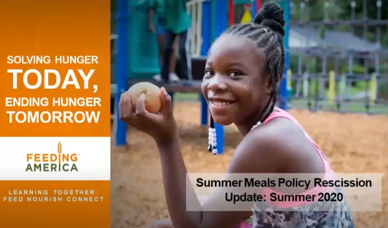 Summer 2020 Meal Policy Rescission Update