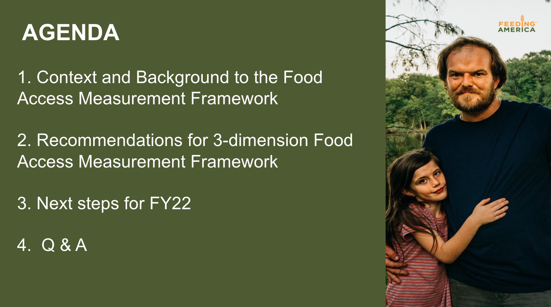 Research & Data: Updates on the Food Access Measurement Framework