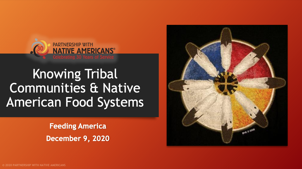 Diversity Dialogues: Presents Knowing Tribal Communities and Native American Food Systems