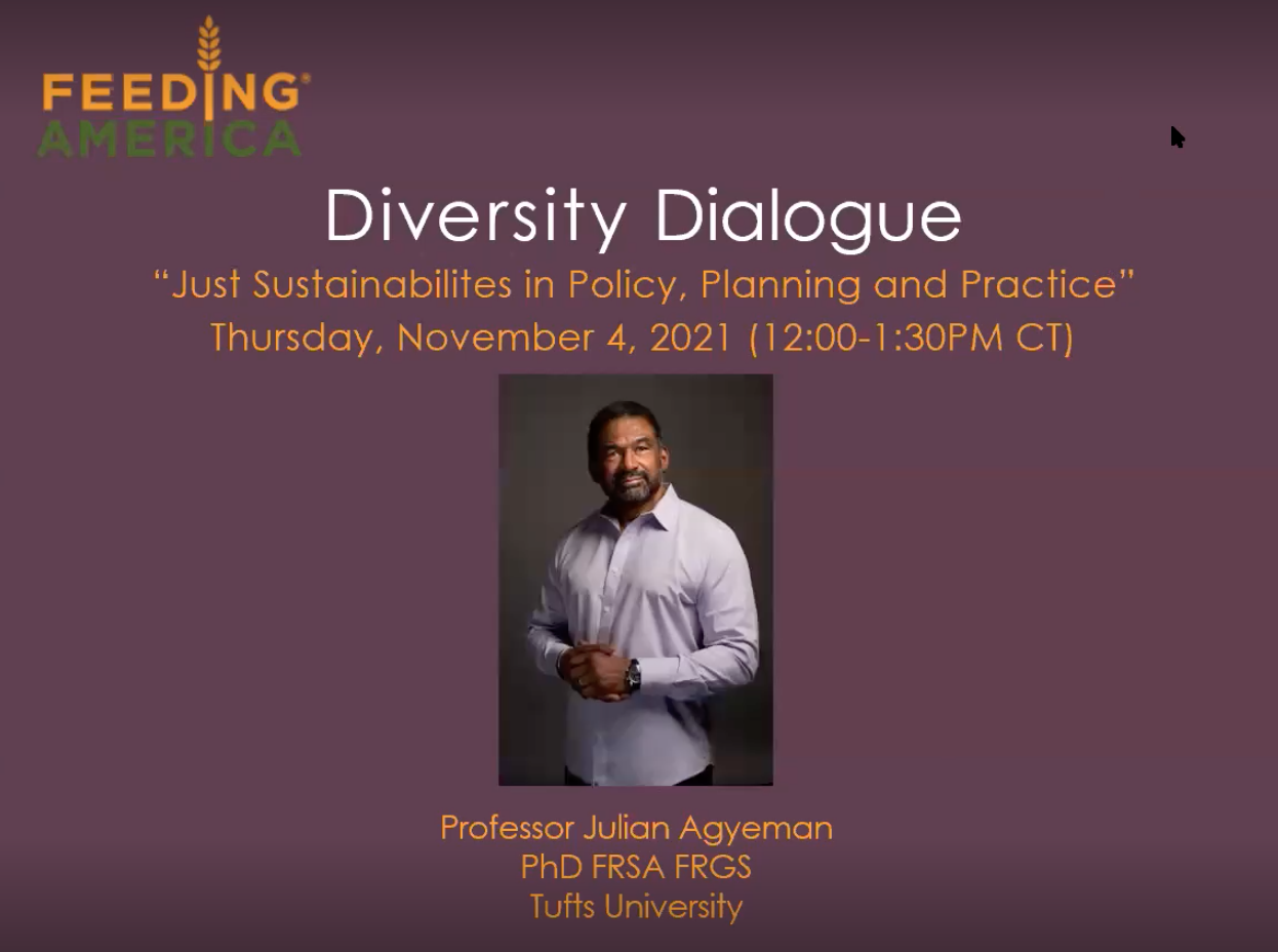 Diversity Dialogues: Just Sustainabilites in Policy, Planning and Practice