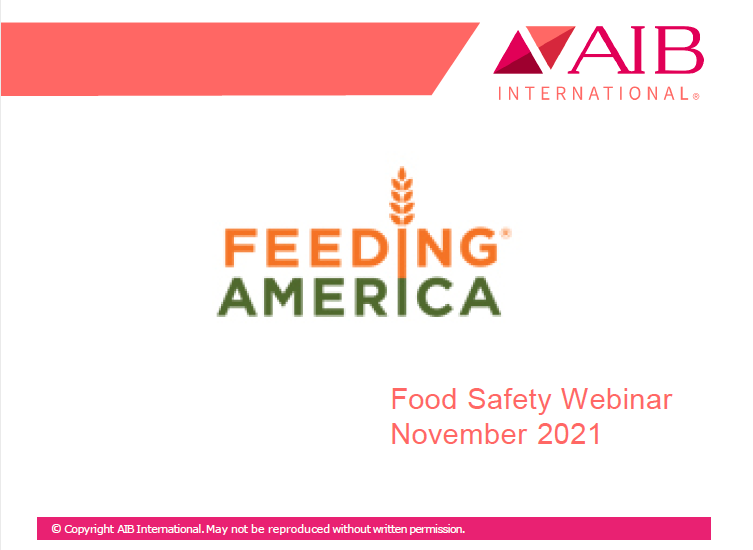 Food Safety: AIB