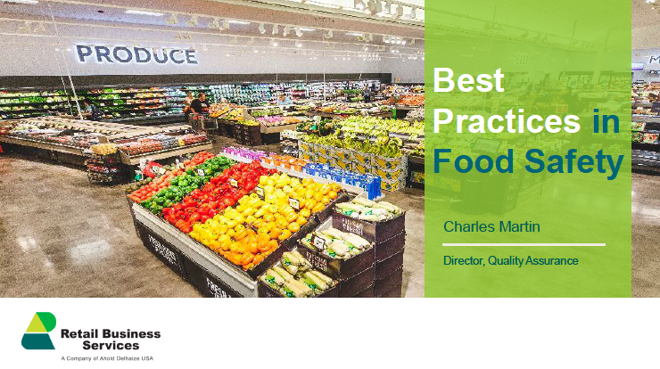 Food Safety: Best Practices