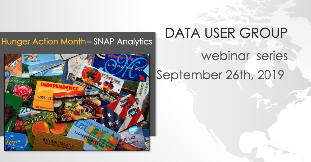 Data User Group: Analysis + SNAP