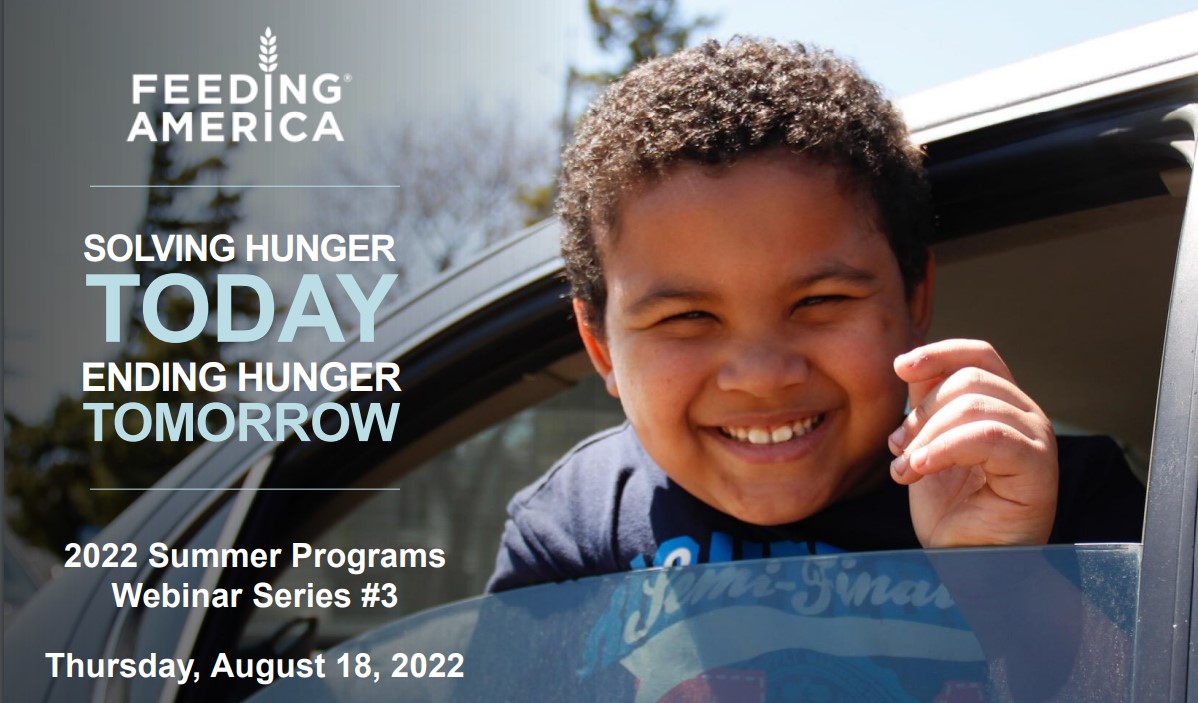 Child & Family Programs: 2022 Summer Hunger Series-Session 3