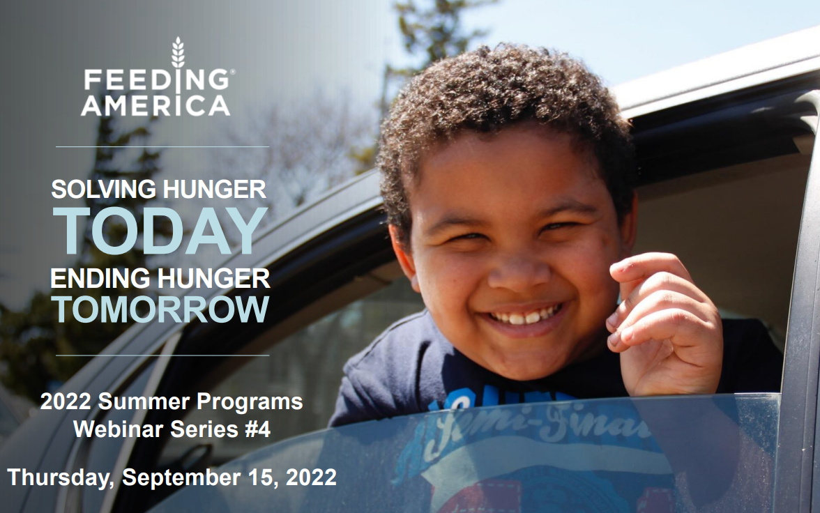 Child & Family Programs: 2022 Summer Hunger Series-Session 4