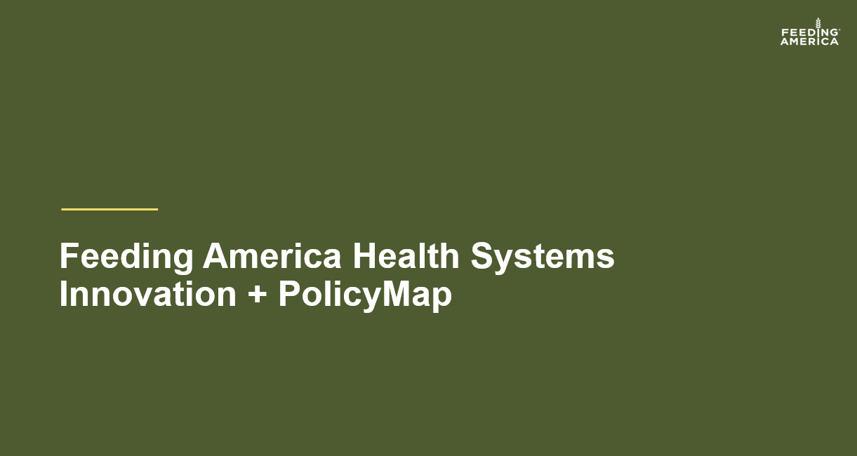 Data User Group: Health Systems Innovation and Policy Map