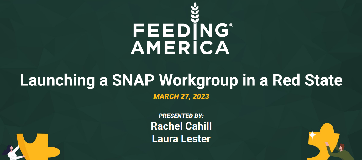SNAP Training Series: Launching a SNAP Workgroup in a Red State 