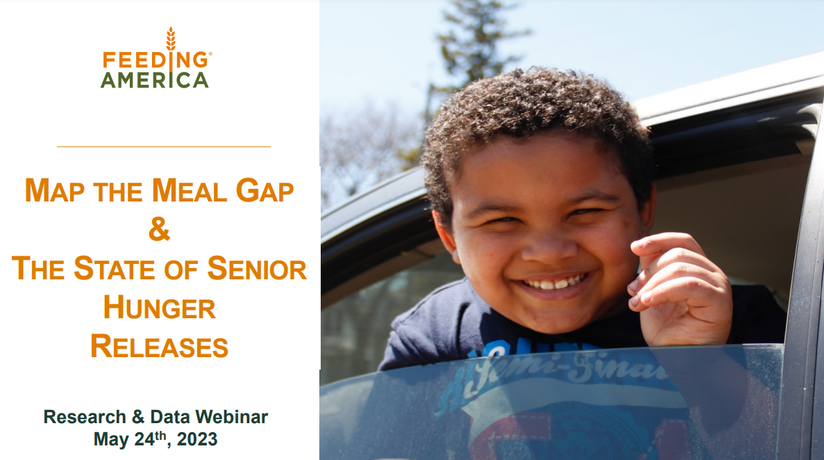 Research & Data: Map the Meal Gap and The State of Senior Hunger 2023 Releases
