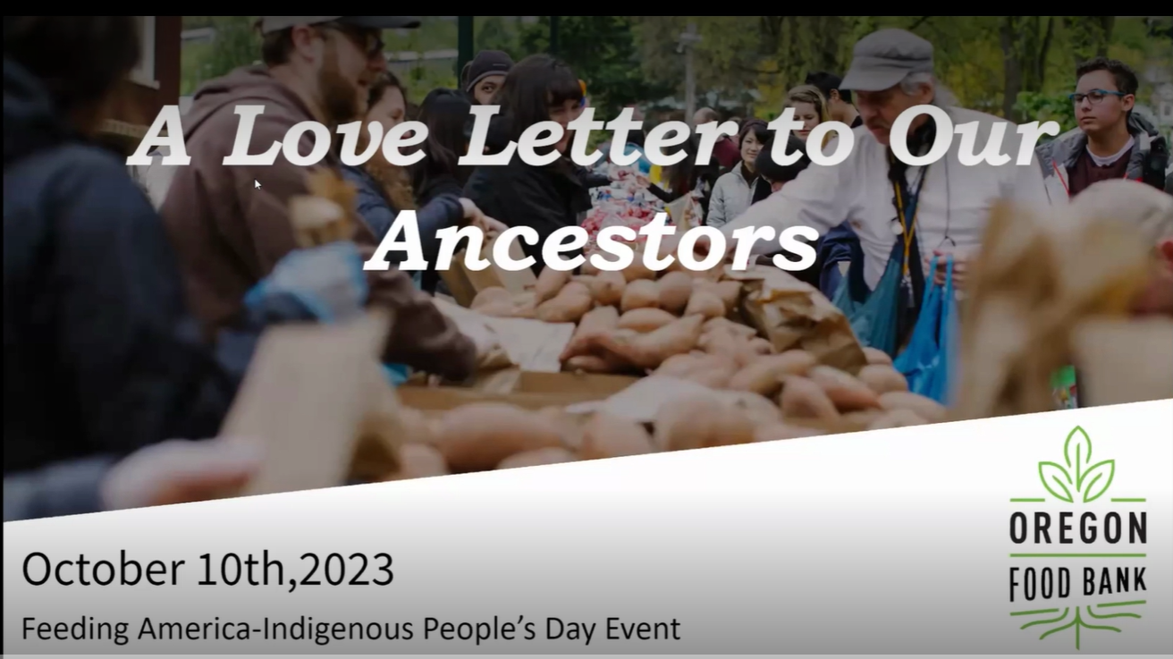 2023 Feeding America Indigenous Peoples' Day Celebration