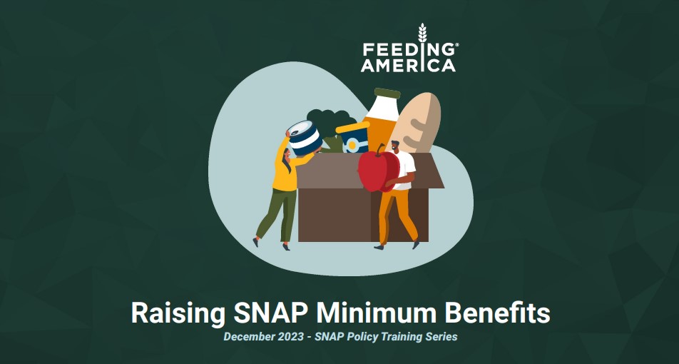 State SNAP Policy Training Series: Raising SNAP Minimum Benefits